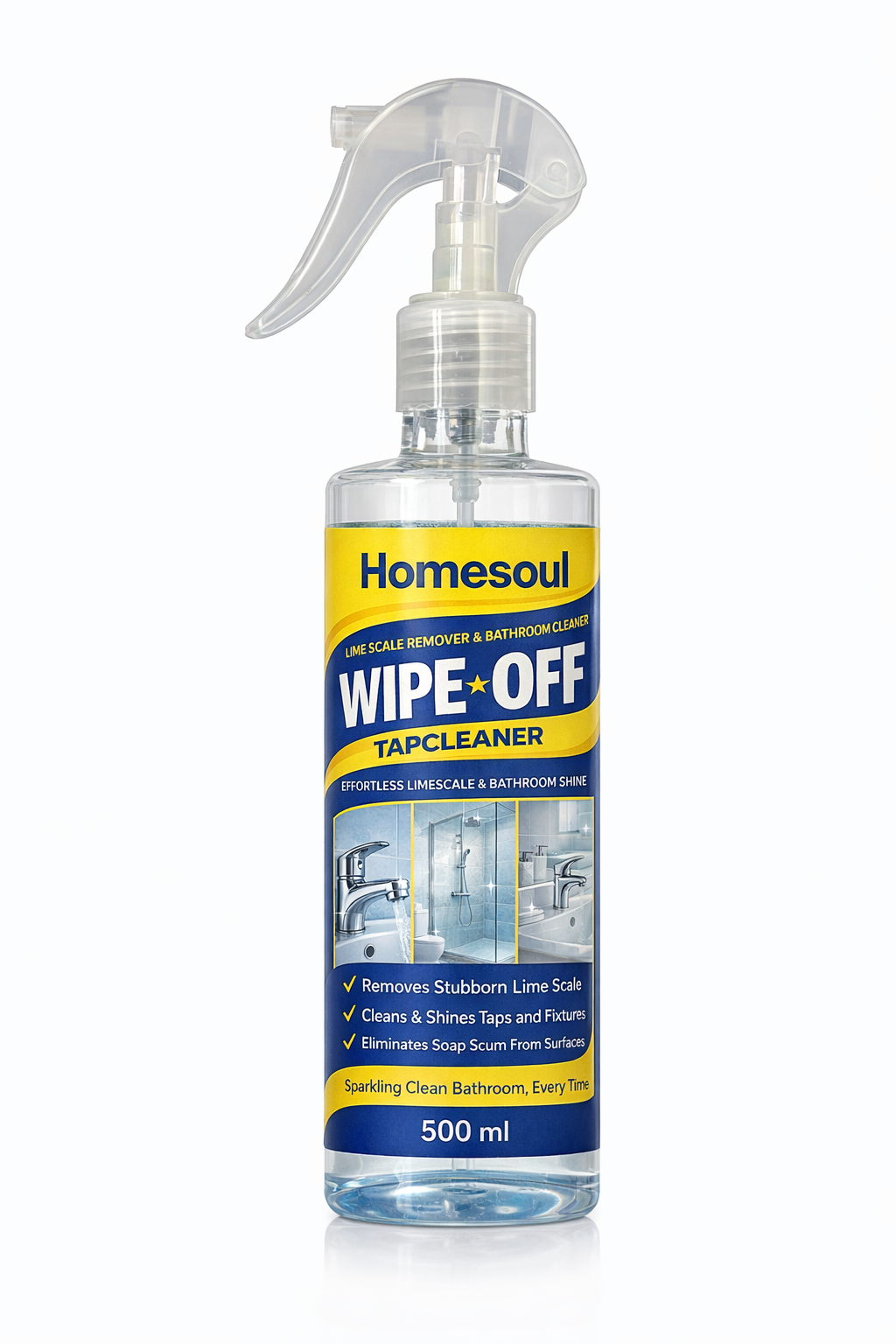 Homesoul Tap & Bathroom Cleaner spray 390ml
