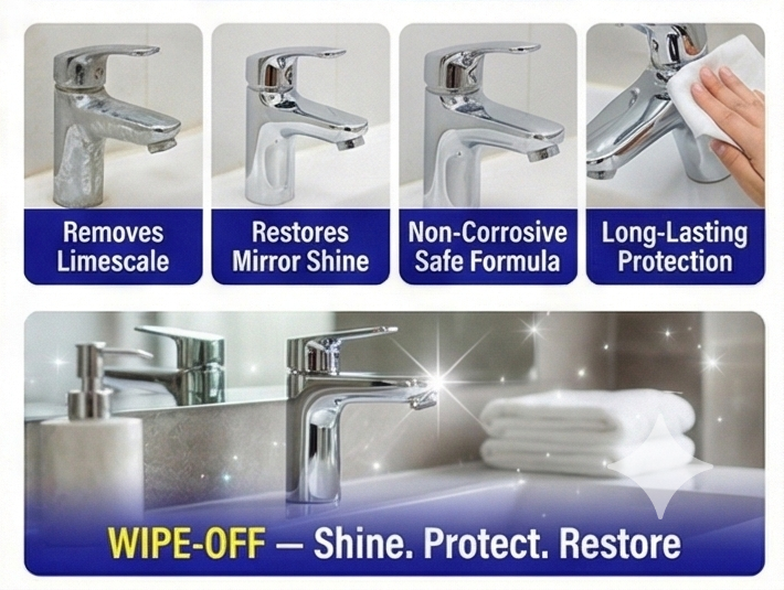 Homesoul Tap & Bathroom Cleaner spray 390ml